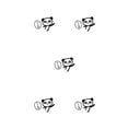 thumbnail image 3 of ZheElen Easy To Wall Decals Wide Application In Any Setting Decoration Effect Light Switch Stickers Dark Wall Stickers 005 5Set, 3 of 6
