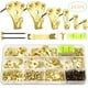 thumbnail image 1 of Ganchos para marcos de fotos, 203 piezas de ganchos de metal con clavos para colgar cuadros, pinturas, espejos y decoración de pared, soporta de 10 a 100 libras, 1 of 5