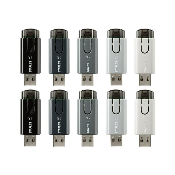 16GB USB 2.0 Drive 10/Pack (52548) Walmart.com