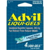 Advil Liqui-Gels - 4 Caplets Case Pack 12