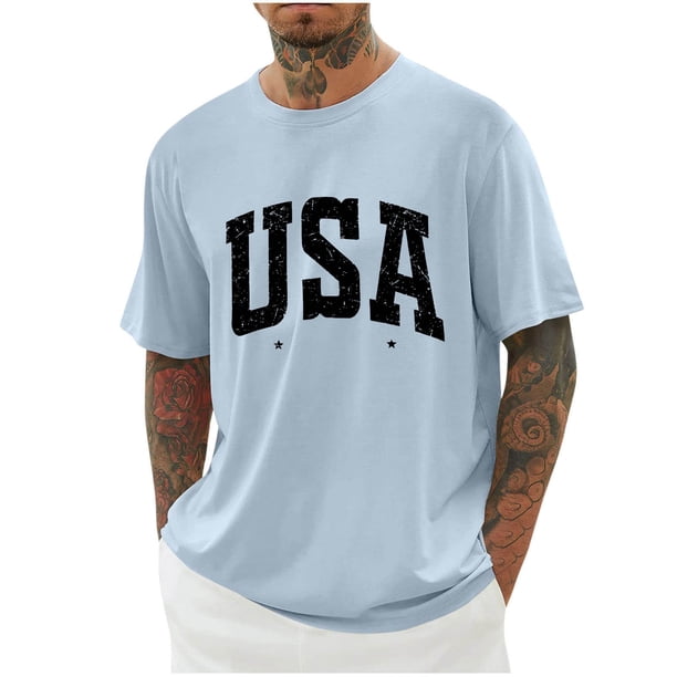 Camisas de Manga Larga para Hombres Imprimir Cuello Redondo Manga Corta Blusa Algodón Lino Poliéster, Camisa de Moda Casual para Hombres