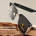 thumbnail image 3 of GS13Fashion Bluetooth Glasses Smart Glasses Listening To Music Talking Sunglasses UV400 Ultraviolet Polarized Lenses Intelligent, 3 of 16