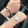 thumbnail image 2 of 2 uds. Pulseras magnéticas para abrazar oso, bonita pareja de dibujos animados, pequeña banda de goma, pulsera para novia, cuerda para el pelo, 2 of 5