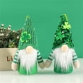 thumbnail image 5 of 1Pcs Light Up St. Patrick's Day Green Gnome Decor - Sequined Hat Plush Gnome with Lights, Irish Holiday Ornament for Home Table and Gift Giving, 5 of 8