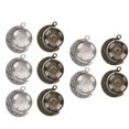 thumbnail image 2 of Double Sided Moon Rotation Pendant Base Tray Round Glass Domes Jewelry DIY Tool Accessory, 2 of 5