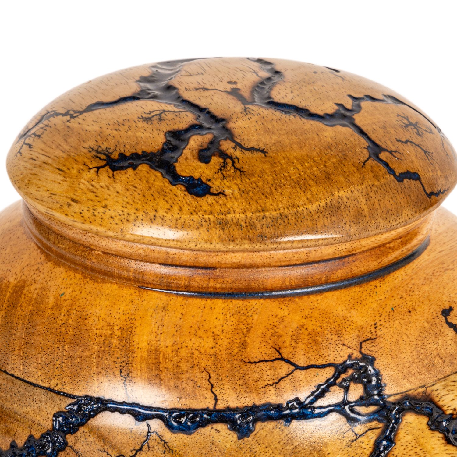 Cremation Urn for Adult Human Ashes - Handcrafted Funeral Memorial Urn