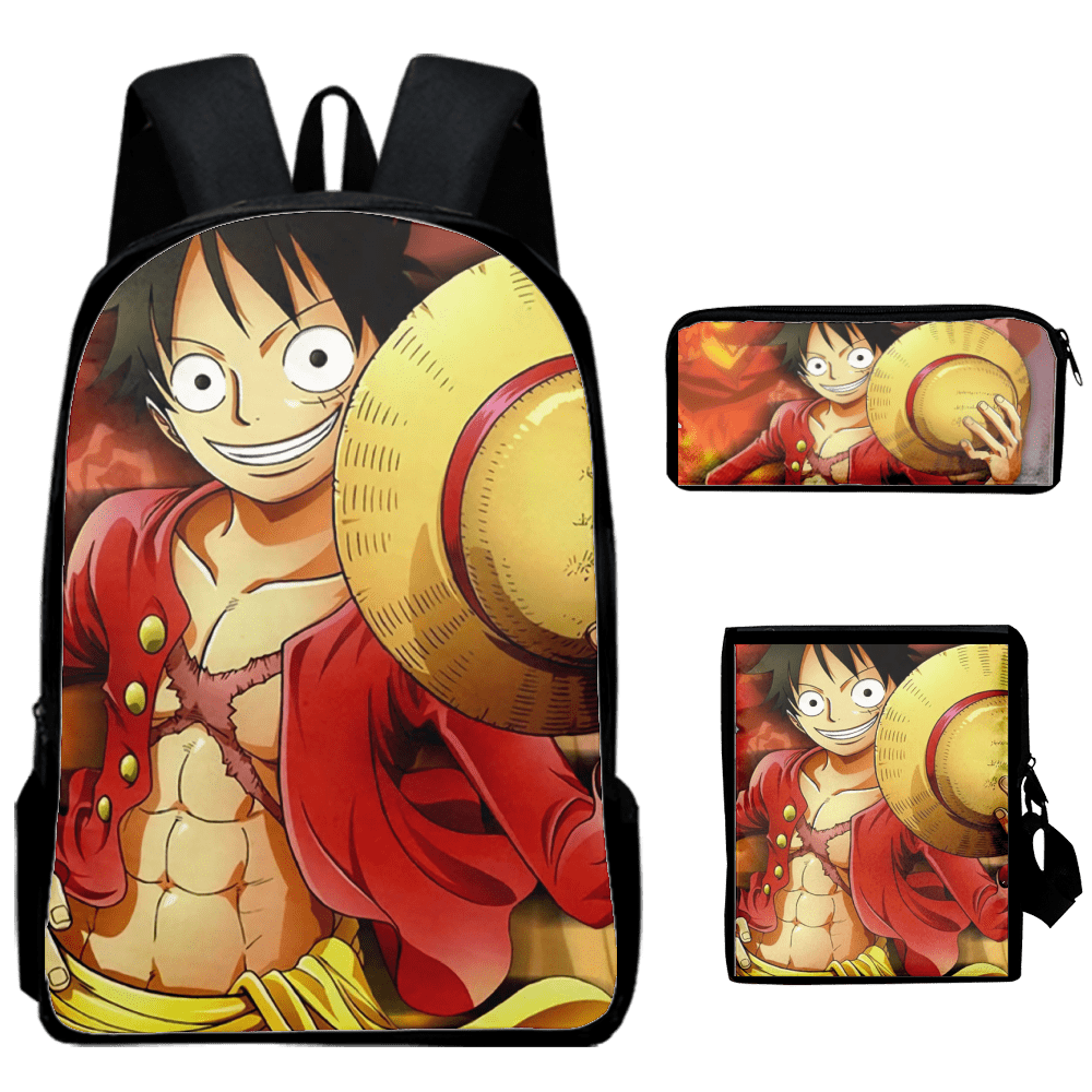 One Piece Teen Cartoon Backpack Travel Bag Kids Backpack School