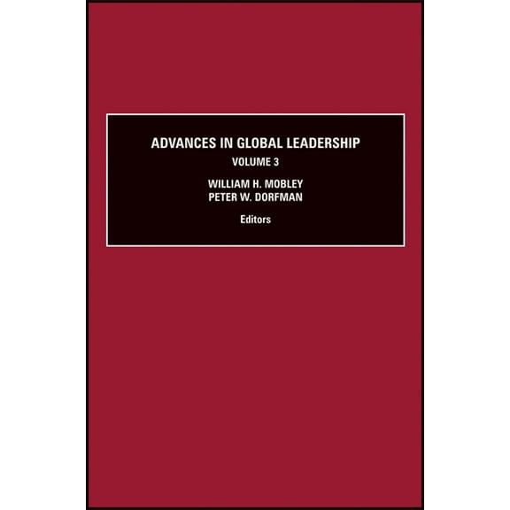 Advances in Global Leadership Advances in Global Leadership, Book 3, (Hardcover)