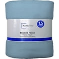 thumbnail image 5 of Mainstays 1.5 Yards 100% Polyester Brushed Fleece Solid, Light Blue, 60" Wide for Crafts, 5 of 5
