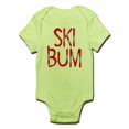 thumbnail image 1 of CafePress - Ski Bum Skis Infant Bodysuit - Baby Light Bodysuit, 1 of 1