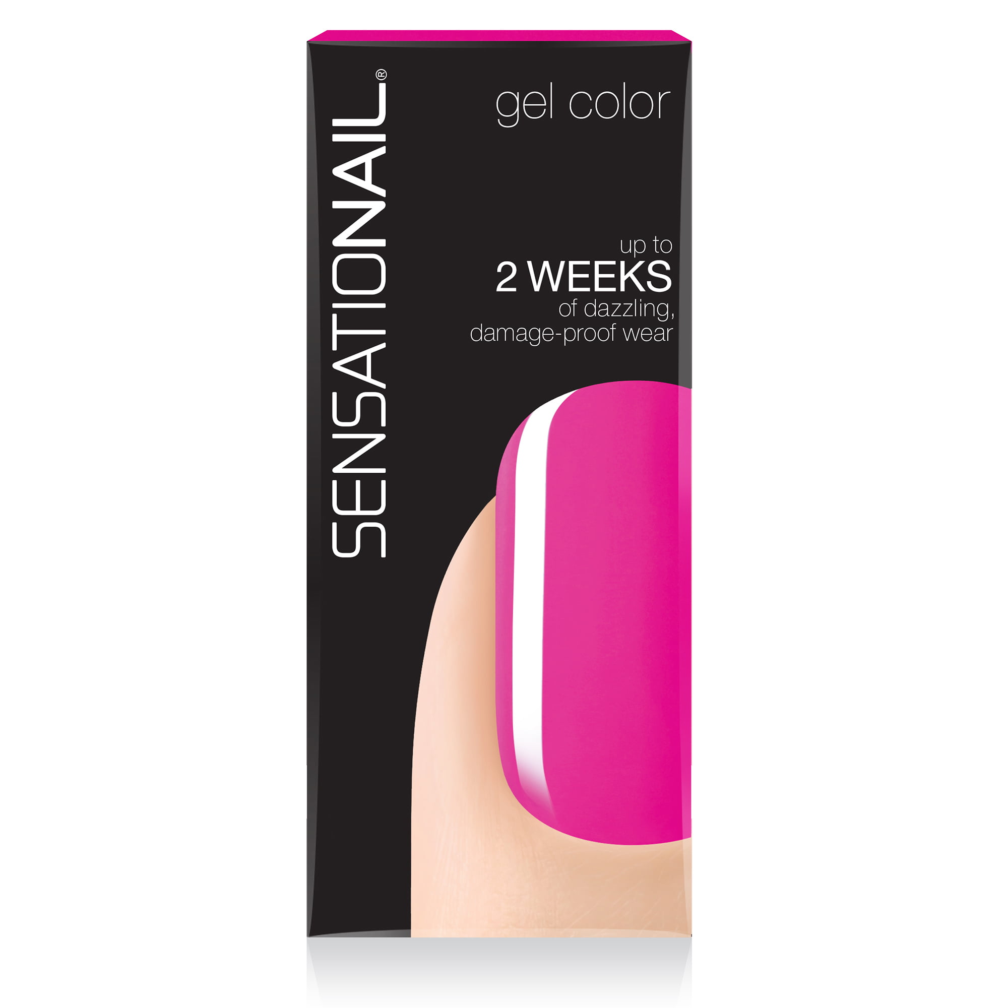 Sensationail Gel Nail Polish (Pink), Precious Peony, 0.25 fl oz ...