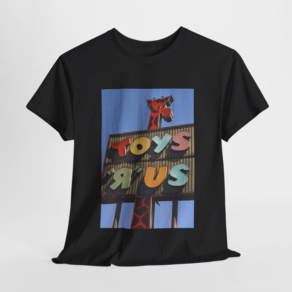 Toys r us T-shirt vintage retro logo graphic gaming art Unisex Heavy Cotton Tee