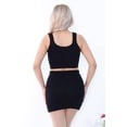 thumbnail image 5 of Plain Ribbed Cropped Tank Top, 5 of 7