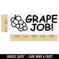 thumbnail image 2 of Grape Great Job Teacher Student School Self-Inking Rubber Stamp Ink Stamper - Red Ink - Large 2-3/4 Inch, 2 of 7