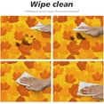 thumbnail image 6 of Round Table Cloth Fall Maple Leaf Tablecloth Elastic Edge Fitted Autumn Leaves Table Cover Fits Tables Up to 40"-44" Diameter, 6 of 6