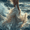 Ocean, variant on Ethereal Moonlit Ocean Canvas Wall Art, Flowing Dress Mystical Woman Night Sky Dreamy Home Decor