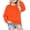 Orange, variant on Arshiner Girls Crewneck Sweatshirt Long Sleeve Pullover Tops Drop Shoulder Side Split Sweatshirts