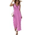 thumbnail image 2 of Neon Pink Stars Sleeveless Dress Summer Women Clothes Dress for Pregnant Women Dresses, 2 of 9