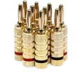 thumbnail image 2 of Monoprice 109436 Gold Plated Speaker Banana Plugs – 5 pares – Tipo de, 2 of 2