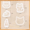 thumbnail image 5 of CRESTIN- Cute Cookie Cutter - 5 Piece Cookie Cutters Cute Cat Shape Polymer Clay Mold Bis, 5 of 5