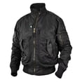 thumbnail image 5 of Yuaguia Men's Baseball Jacket, Tactical Flight Bomber Windbreaker Jacket, Stand Collar Outerwear, Military Style Casual Spring Coat for Outdoor Sports, Hiking, and Everyday Wear, Black 3XL, 5 of 6