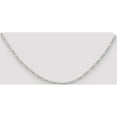 thumbnail image 5 of Sterling Silver 2.25mm Figaro Chain (16 X 2.25) Made In India qfg060-16, 5 of 5