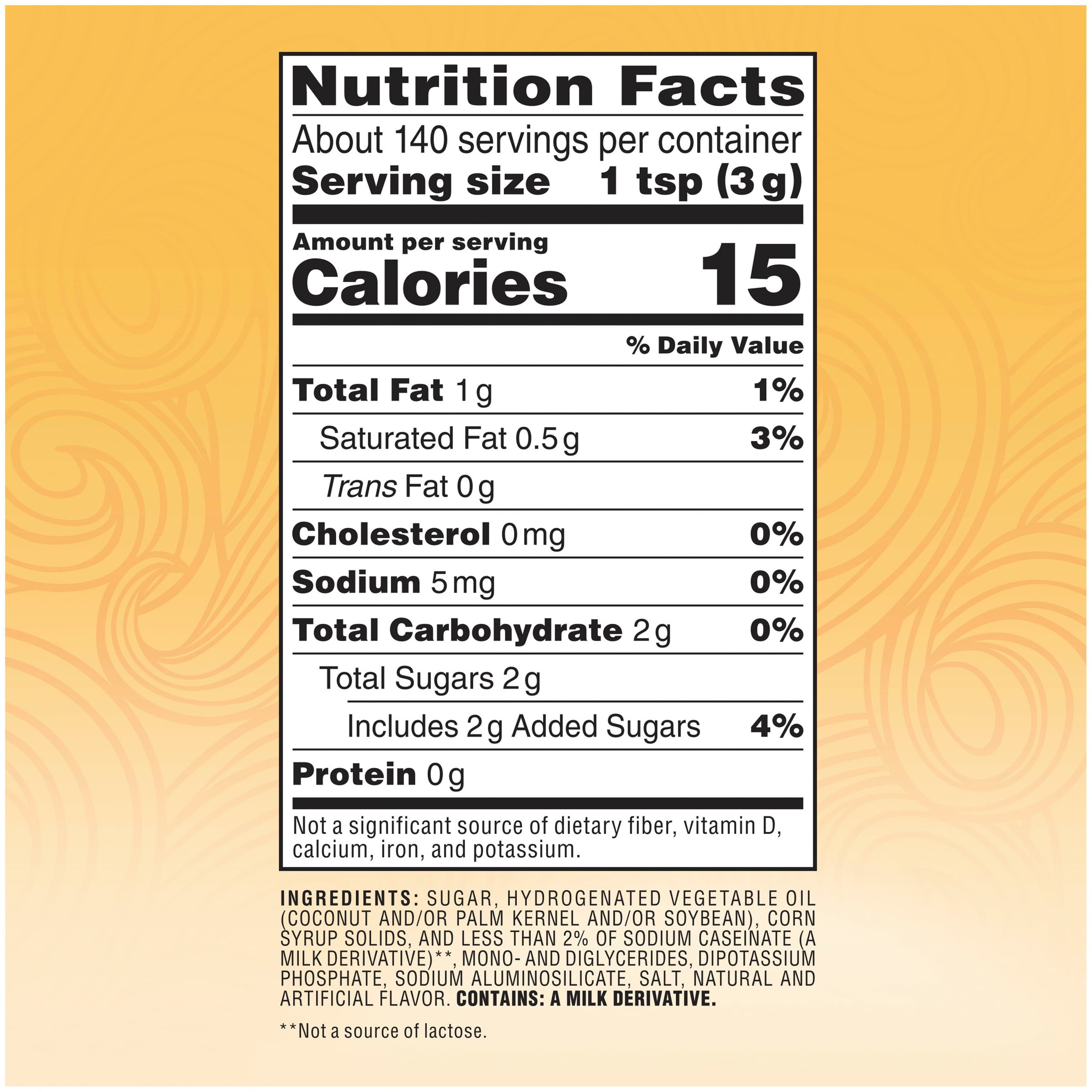 Coffee Mate Hazelnut Creamer Nutrition Information Besto Blog