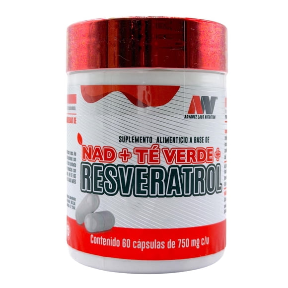 Nad + Té Verde + Resveratrol 60 cápsulas Advance Nutrition