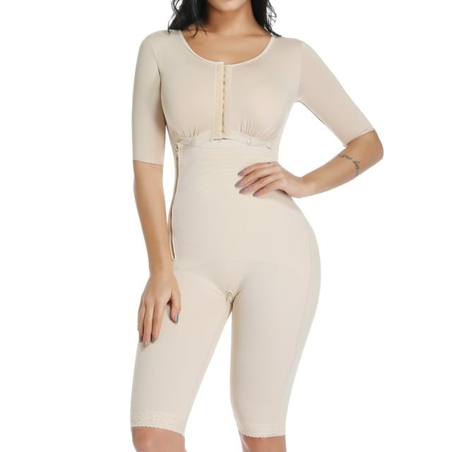 QRIC Postpartum Post Surgery Girdles for Women Shapewear Full Bodysuit Fajas Colombianas