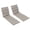 Khaki, variant on Maphissus Foldable and Water-Resistant Chaise Lounge Cushion - Set of 2