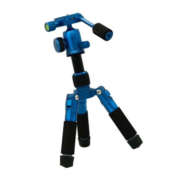 Mini Tripod 5 Sections 360 Degree Horizontal Rotation Head Lightweight Aluminum for DSLR Cameras Video Camcorders