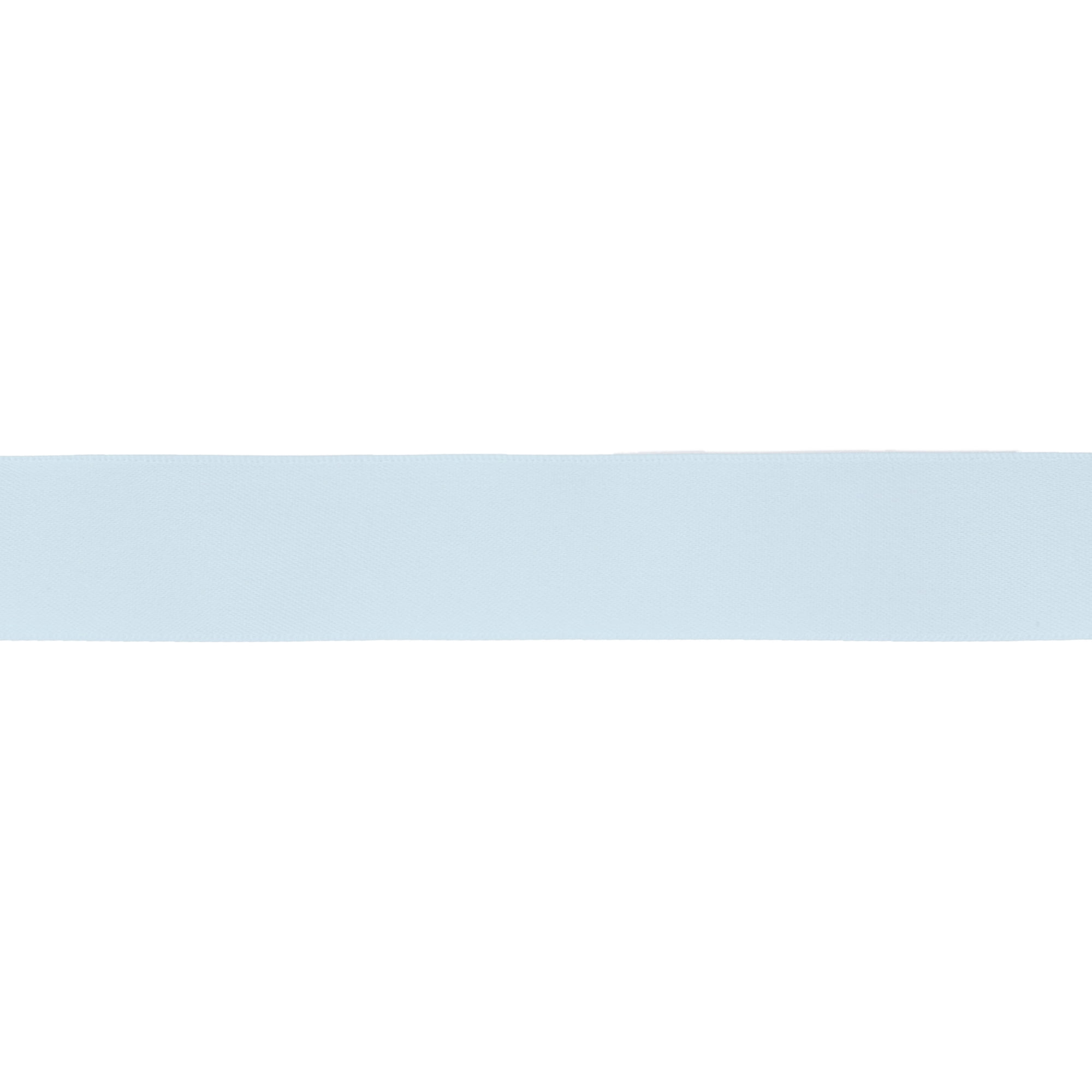 LaRibbons 7/8" Single Face Satin Ribbon, Light Blue, 100 Yard