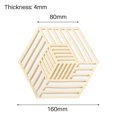 thumbnail image 1 of 8 Pcs Tapis d'Isolation pour Vaisselle sous-Verres de Bureau Tapis d'Isolation pour Bol de Poêle Décoration Maison, 1 of 9