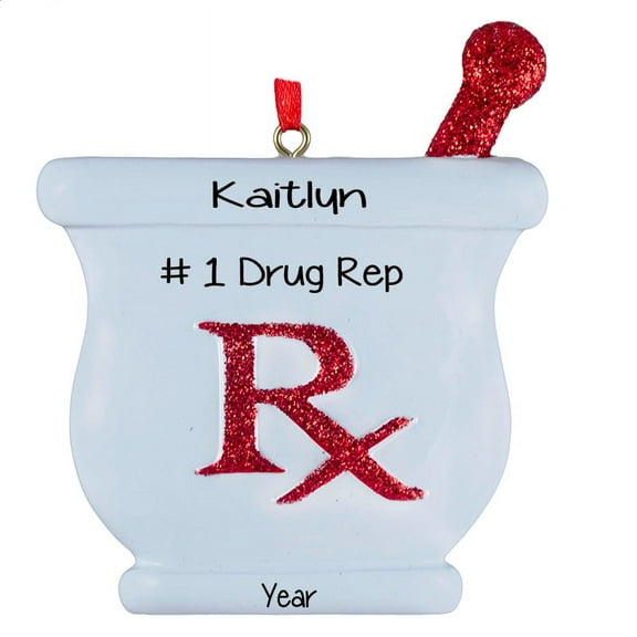 Pharmacist Personalized Christmas Ornament DO-IT-YOURSELF