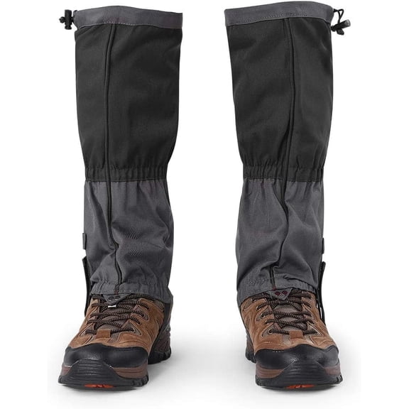 Waterproof and Adjustable Snow Boot Gaiters for Men & Women - Outdoor Hiking Gaiters