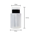 thumbnail image 5 of opvise 150ml Anti-Leak Nail Press Bottle Excellent Sealing PE Nail Polish Remover Alcohol Liquid Empty Container for Manicure, 5 of 8