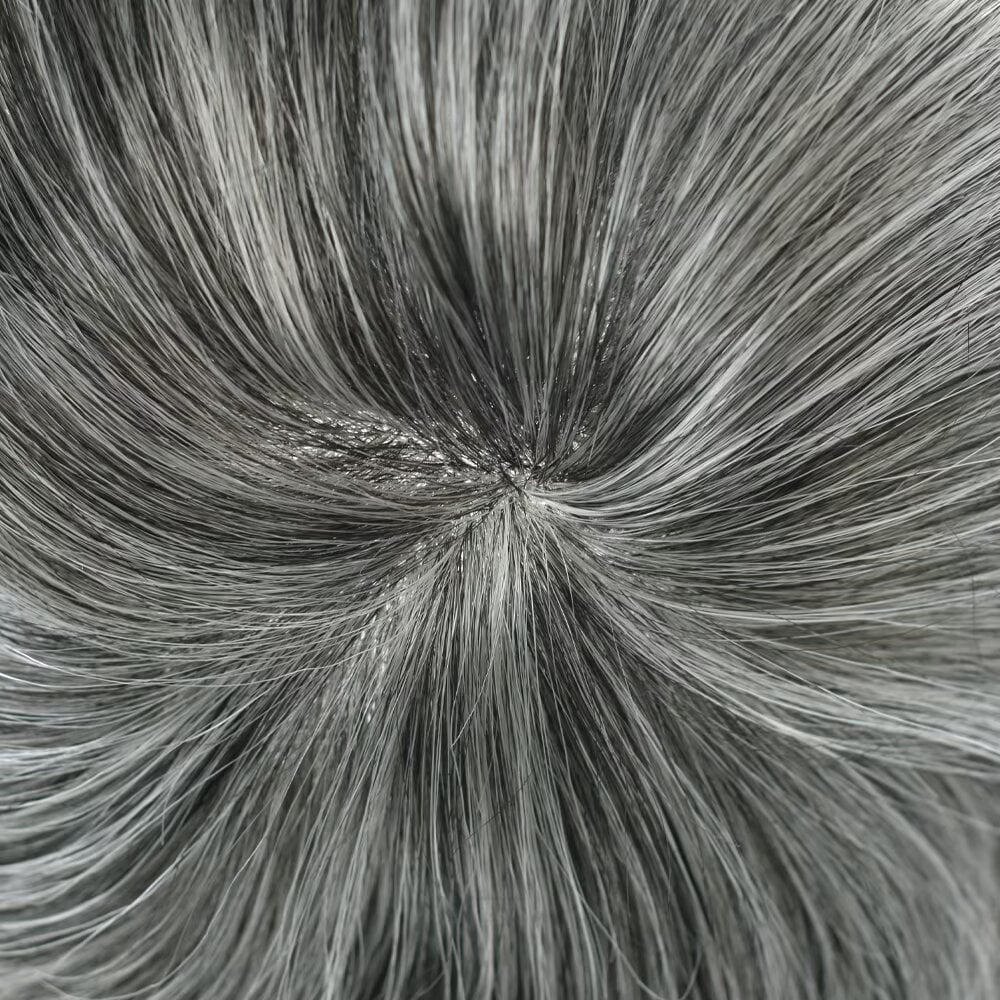 Mens Hairpiece LYRICAL HAIR Human Hair Replacement System Durable Thin Skin PU Injected Toupee Hair Wigs for Men
