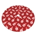 thumbnail image 5 of Cauagu 30" Christmas Tree Skirt Gnomes Holding Hearts Pattern Christmas Tree Decorations Tree Mat for Xmas Decorations Occasion Holiday Home Decor -30", 5 of 7