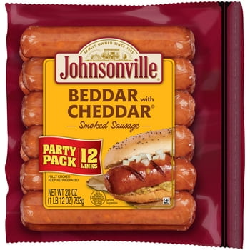 Johnsonville Beddar With Cheddar Smoked Sausage, 12 Ct, 12 oz
