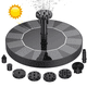 thumbnail image 5 of Fuente solar para estanque de peces, fuente flotante, rociador de agua circulante, pequeña fuente de oxígeno de alta potencia para patio al aire libre, 5 of 6