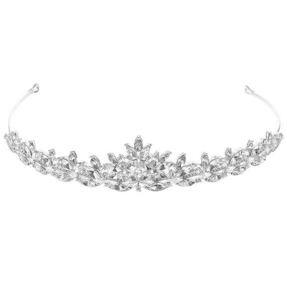MLINS  Knight Clothing Wedding Crown Tiara Rhinestone Hair Accessories