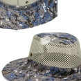 thumbnail image 6 of Cheers US Outdoor Breathable Mesh Big Wide Brim Camouflage Bucket Hat Sun with Neck Drawstring Fishing Hiking Cap, 6 of 7