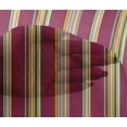 thumbnail image 3 of oneOone Viscose Chiffon Fabric Multicolor Stripe Print Sewing Fabric BTY 42 Inch Wide, 3 of 3