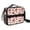 Strawberry and Dot, variant on Strawberry and Berry White Pattern Insulated Lunch Bag with Shoulder Strap and Bottle Holder,Bento School Lunch Bag Box,11x9.5x3.5 Inches