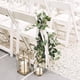 thumbnail image 3 of Paquetes de 6 plantas artificiales, hojas de eucalipto, enredaderas, corona de eucalipto verde, Compatible con banquete de boda, nacimiento, 3 of 5