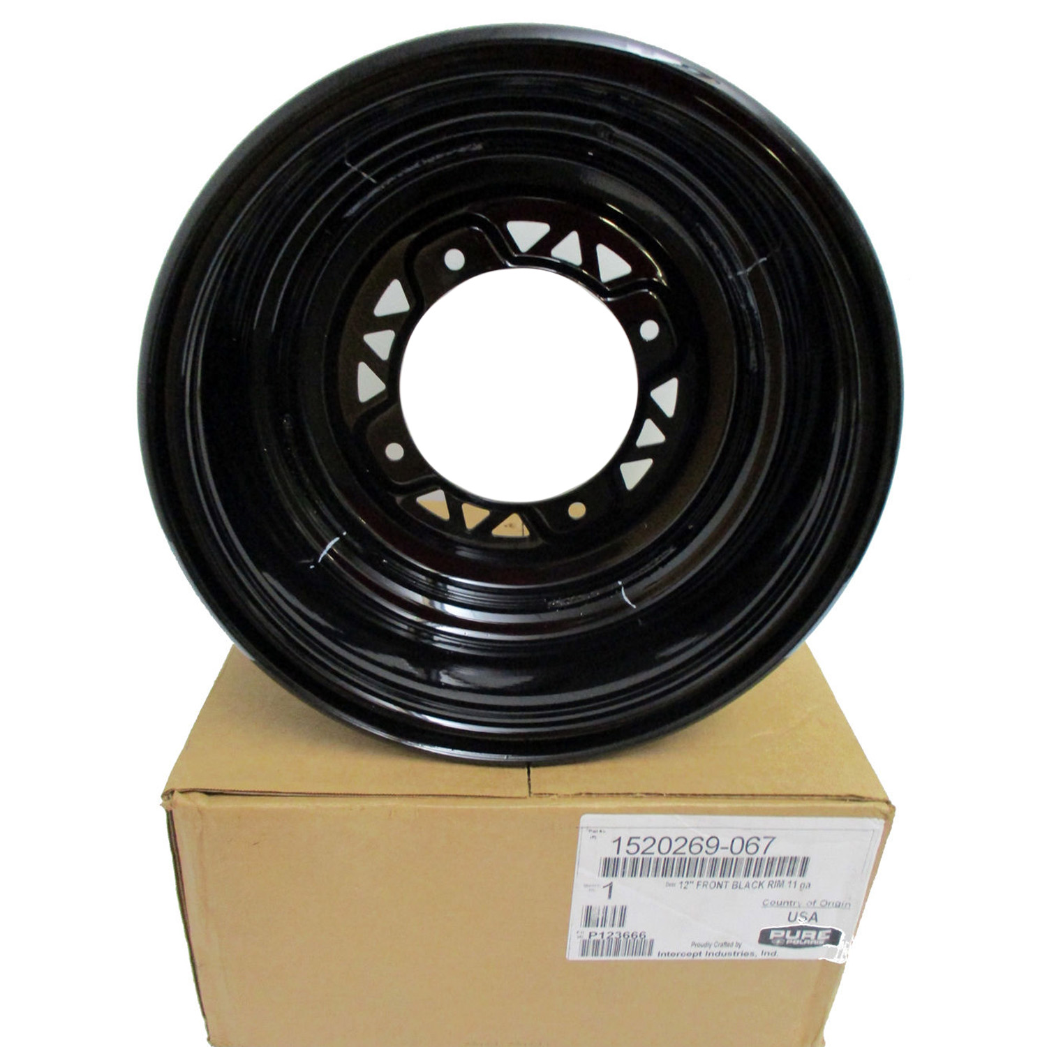 Polaris ATV New OEM Ranger Sportsman Magnum Wheel Rim Black 12x6