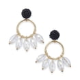 thumbnail image 1 of INC International Concepts Boucles d'Oreilles Cercle et Perles Tremblantes, 1 of 2