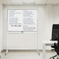 thumbnail image 2 of Tooloton Large Rolling Whiteboard on Wheels, 48 x 36 Inches with Stand, 4' x 3' Magnetic Dry Erase Board Easel, 2 of 7
