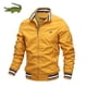 thumbnail image 3 of Chamarra Bomber Para Hombre Con Estampado De Solapa casual Cremallera Deporte Al Aire Libre trench coat De Alta Calidadpangjing, 3 of 4