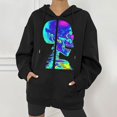 thumbnail image 2 of Sudadera de Cuello Redondo Para Mujer, Sudaderas Con Capucha de Gran Tamaño, Sudadera Con Patrón de Cosplay Para Otoño E Invierno, Abrigo Con Estampado de Características Odeerbi ODB139127, 2 of 8